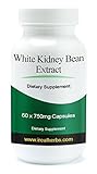 Real Herbs ● White Kidney Bean Extract Supplement ● 60 X 750mg Softgel Capsules - Carb Blocker