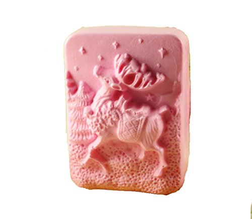 Longzang S445 Deer Silicone Soap Mold Art Craft