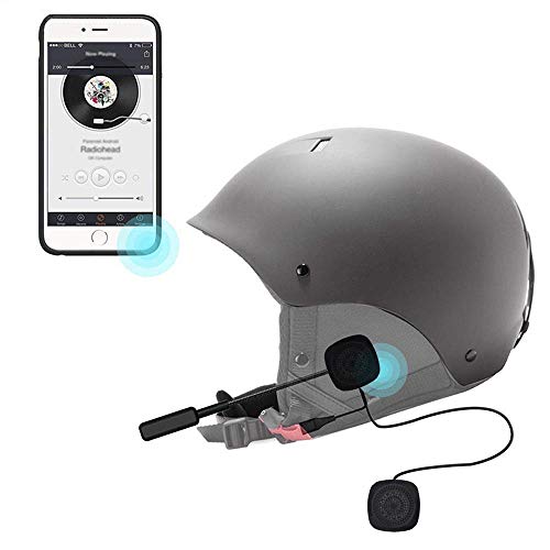 3T6B Motorcycle Helmet Bluetooth 5.0 Earphone Bicycle Wireless Headset Stereo Universal Headphone with Handsfree Microphone Safe Riding for Call Control Music Motorcycle Helmet Earphone - Thumbnail 3
