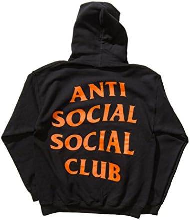 black and orange anti social social club