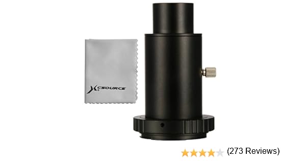 XCSOURCE® Anillo T + Adaptador Montura Telescópica 1.25 Pulgadas + ...