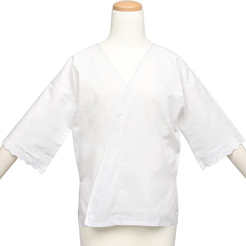 KYOETSU Women's Underwear Tops for Japanese Kimono Washable Hadajuban with Lace 04