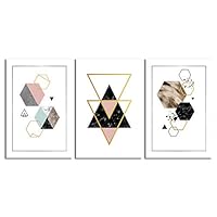 signwin-3 Piece Canvas Wall Art-Modern Nordic Style-Canvas Prints Home Artwork Decoration for Living Room,Bedroom - 16