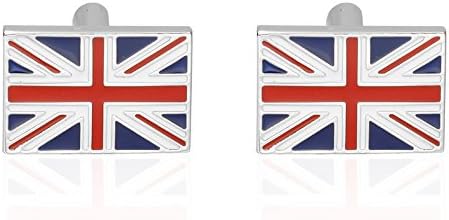 Organizer Per Gemelli Da Armadio Casa E Cucina Ruikey Trendy Gemelli Bandiera Inglese Gemelli Camicia Formale Di Moda Regalo Per Gli Uomini