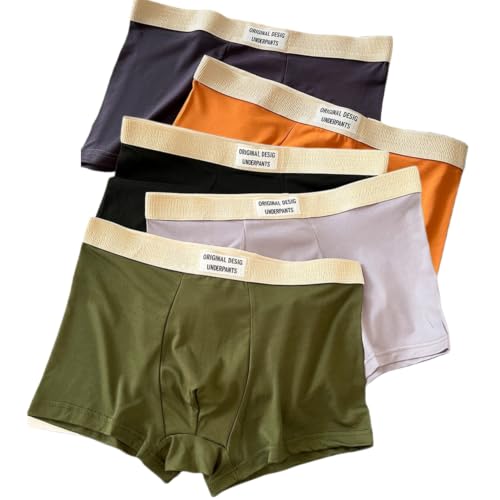 Adolp 5 PCS Men's Boxer Briefs Comfortable Multicolor X-Large at Amazon