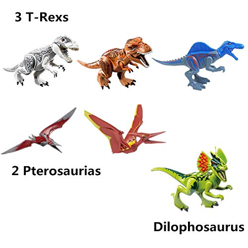 image for Yizeda Dinos Toy,(14+23) Dinosaur Building Blocks Figures Toys,Jurassi