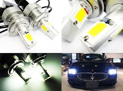 LEDIN 2x H4 9003 HB2 High Power COB LED 3800lm HL Dual Beam Headlight Bulb 60W