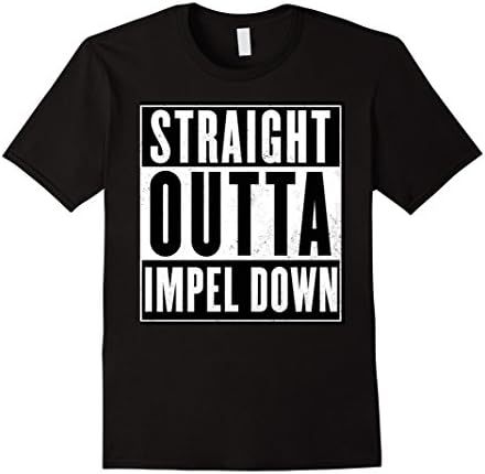 Men's Outta Impel Down: The Luffy Fan Medium Black