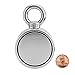 Uolor Double Side Round Neodymium Fishing Magnet, Combined 660 LBS Pulling Force Ultra Strong Neodymium Magnet with Eyebolt for Magnet Fishing and Retrieving in River - 2.36