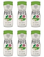 Serenity Kids Broccoli & Spinach Grain Free Puffs with Bone Broth, 1.5 Ounce Container (6 Pack)