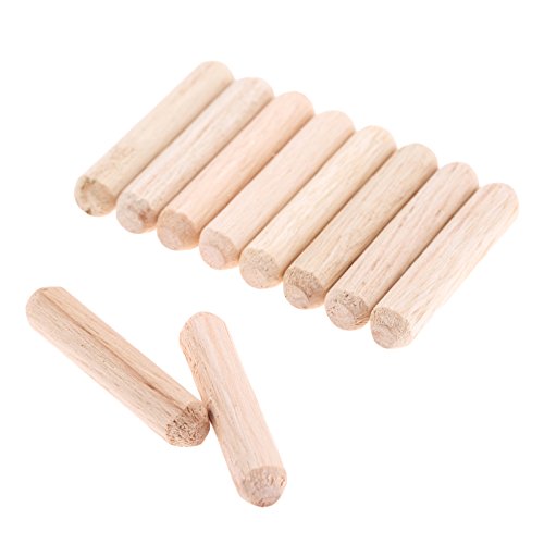 100pcs Woodworking Hardwood Round Dowel Pins Wooden Craft Rods Furniture Fitting Tools 6x30mm(DxL)/0.24"x1.18" - Thumbnail 6