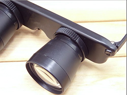 image for Shiratori OFFICIAL-Hands-Free 3 x 28 mm Binocular Glasses for Sports &