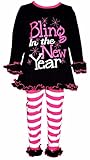Unique Baby Girls Bling In The New Year Outfit