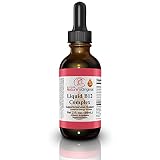 Vitamin B12 Sublingual Non GMO Liquid Complex  Methylcobalamin - Superior Absorption Over Pills to Increase Metabolism, Vegan, Healthy Energy Boost + Infused w/ Vit C- Mood Enhancer, 2 fl oz