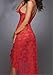 Dudebabe Women Lingerie Plus Size Sx Lace Mesh Babydoll Nightwear Long Gown Thong Red 6XL