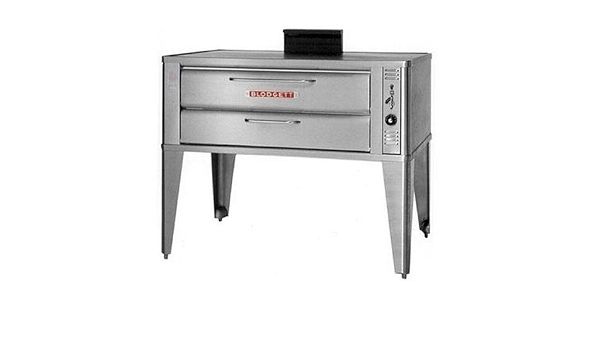 Amazon.com: Horno pequeño para pizza de gas, una sección de base 911P con  patas ajustables negras de 27-1/2 pulgadas, desviador de corriente de acero  inoxidable o campana de tiro y pequeño borde