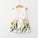 FEITONG Girls' Pink Sleeveless Party Princess Pageant Dresses ¡­ (2-3 Years, White)