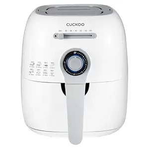 CUCKOO Air Fryer 4.7L 1400W For Kitchen | Korean Brand | Healthy Oil free Cooking, Baking & Roasting | CAF-C0510D | White