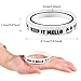 MiKoSoRu Marshmellow Birthday Party Favor Bracelets Wristband, Keep it Mellow Silicone Bracelets Marshmellow Party Supplies Favors 24PCS