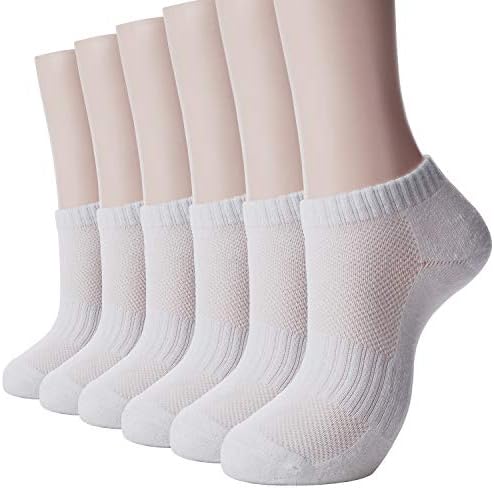 Women's Athletic Running Cushion Short Socks Cotton Ankle No Show Low Cut Socks 3-9 Pairs