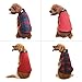 Dog Winter Clothes Reversible Fleece Jacket Warm Coat Windproof Christmas Costume Xmas Gifts for Cold Weather Wearing