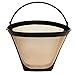 GoldTone Brand Reusable #4 Cone Coffee Filter fits Moccamaster Coffee Makers and Brewers. BPA-Free