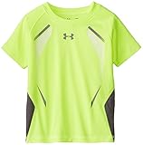 Under Armour Toddler Boys' Logo Short Sleeve Tee Shirt, Hi Vis Yellow, 2T