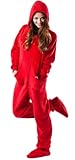 Footed Pajamas - Heatwave Adult Hoodie Chenille