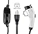 LECTRON 120V/240V 16 Amp Level 2 EV Charger with 21ft/6.4m Extension Cord J1772 Cable & Nema 5-15 Plug