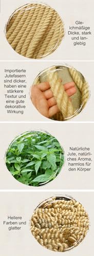 SSWZHANG Indoor Hemp Protection Net Hemp Rope Net for Climbing House on the Tree Protection Net for Balcony Stairs Railing (Size: 1 x 10 m (3 x 33 ft))