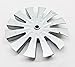 Harman Fireplace Fan Blade, 4 3/4-inch Combustion Paddle, High Heat Aluminum, Universal Motor Model 3-21-00661