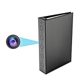 Conbrov Hidden Spy Book Camera, 720P Home Security Covert Camera with Motion Detection and Night Vision, Built-in 10000mAh Battery Standby up to 2 Years