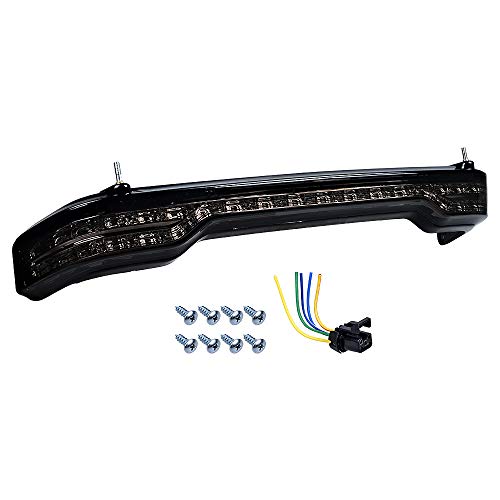 Compatible with Harley-Davidsons LED King Tour Pack Brake/Turn/Tail Lamp Kit (Smoke Lens)