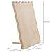 MyGift Set of 2 Natural Wood Adjustable-Length Necklace Holder, Jewelry Display Stand