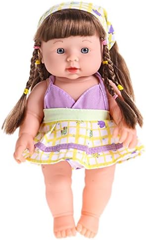Puraid(TM) Infant Reborn Baby Doll Soft Vinyl Silicone Lifelike Fashion Newborn Baby Speaking Doll Toy Baby Educational Kids Gifts FCI#