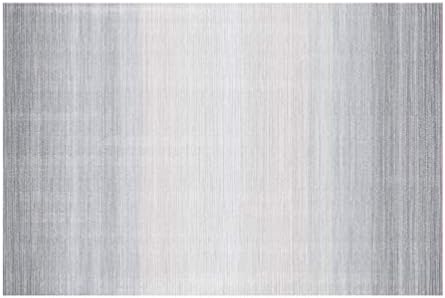 Bright Gradient Area Rug - Faded Abstract Modern Carpet - Abstract Stripe Lines Contemporary Soft Plush Woven Rectangular Area Carpet,White,0.8×1.6m