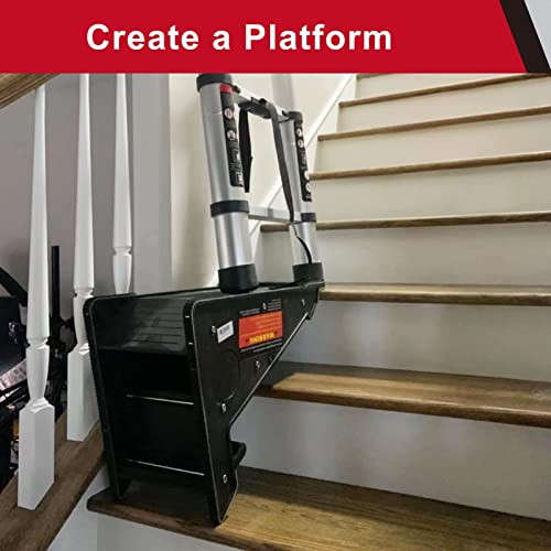 Ladder Leveler,Pitch Hopper, Ladder Stabilizer, Stair Ladder with Storage, Ladder Leveling Tool