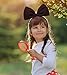 Cute Big Bowknot Alice Headband For Little Girls Dress Up Birthday Party,Halloween,Christmas(Black)