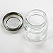 Wee Little Mason Jars with Lids – For Food, Drinks, and Decoration – Clear Glass, No Markings – 100% Crack-Free Guarantee – Dishwasher Safe – 2.5 Ounces – 4-Pack