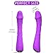 G Spot Vibrator with Fexible Shaft 9 Strong Vibration Patterns for Multiple Orgasms, PALOQUETH Waterproof Personal Dildo Vibrator for Clit Stimulation, Soft Silicone Rechargeable
