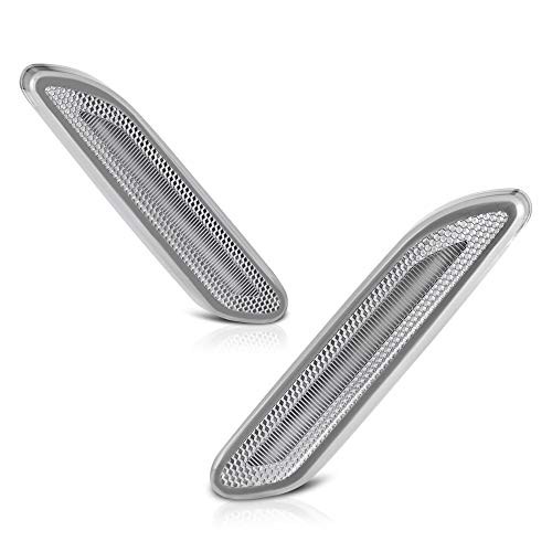 VIPMOTOZ Chrome Housing Full LED Front Fender Side Marker Light Turn Signal Lamp Assembly Replacement For 2011-2016 Mini Cooper R60 R61 Countryman Paceman, Driver & Passenger Side - Thumbnail 5