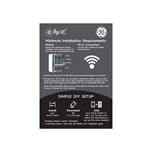 GE Smart Switch Dimmer 48733 - Image 2