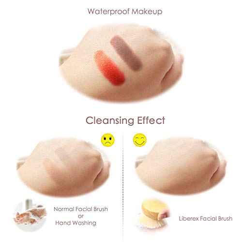 Tezam Facial Cleaning Exfoliating Brush for Man, Face Cleanser Brush for Skin Care Deeper Pore Cleansing Anti-Aging