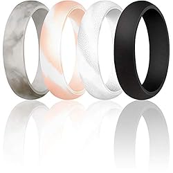 ThunderFit Women’s Silicone Wedding Ring - Rubber