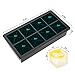 Ice Cube Trays Large Size Silicone Square Ice Cube Molds for making 8 Giant Ice Cubes for Whiskey and Cocktails, Keep Drinks Chilled, Reusable and BPA Free 2 Pack