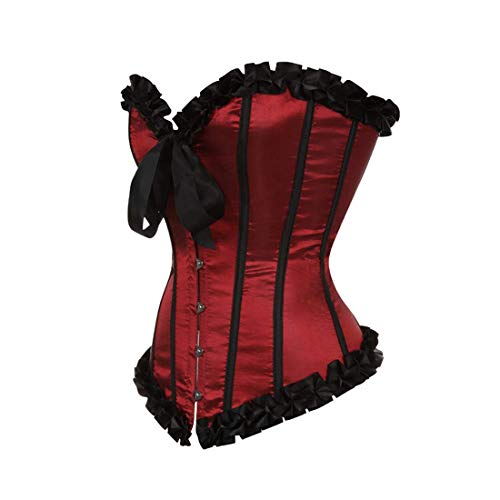 jutrisujo-Bustini-e-Corsetti-da-Donna-Vestito-del-Sexy-di-Fascino-Pizzo-Gotico-Corsetto-Bustino-Shapewear-Intimo-Modellante
