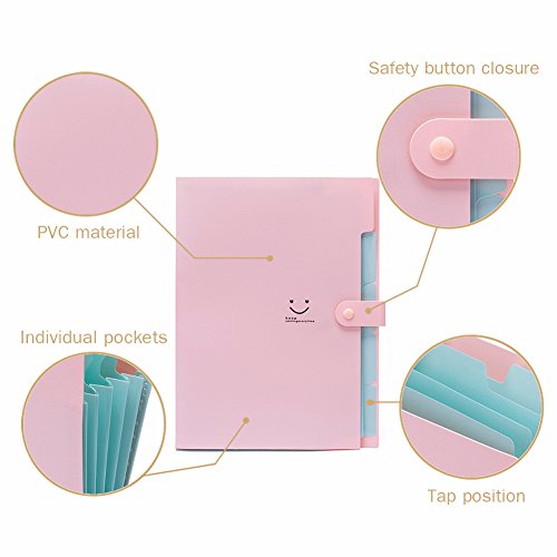 Lateral File Folders Accordion File Folders For Women Expandable Plastic Folder Organizer