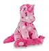Bearington Unicorn Stuffed Animal Plush Heart Printed, Kid Companion Plushie, Great Gift for Birthdays, Holidays and Other Special Occasions Like Valentines Day, Pink, 10 inches