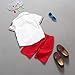 1Set 2017 Summer Children clothing Baby Boys T-shirts+Shorts Pants Clothes (Age:2-3Y, White)