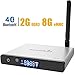 4K Android 6.0 TV Box SMALLRT X3 Amlogic S905X Quad Core 2GB 8GB 4.0 Bluetooth with LED Display WIFI Signal Enhancement Antenna